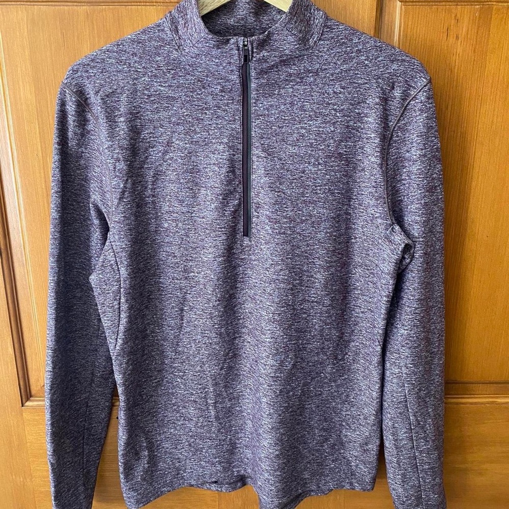 Lululemon Mens Surge Warm Half Zip | S | Burgundy